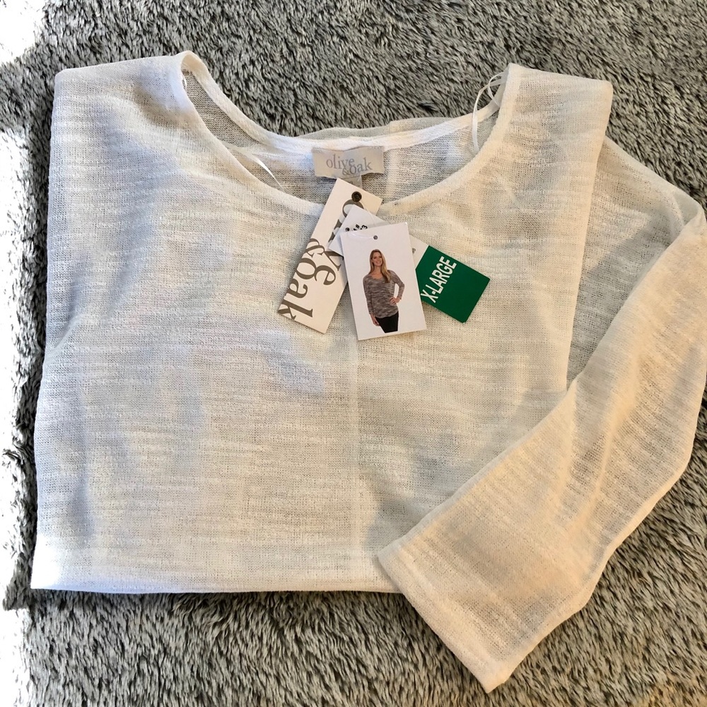 NWT Lightweight Sweater Olive & Oak XL